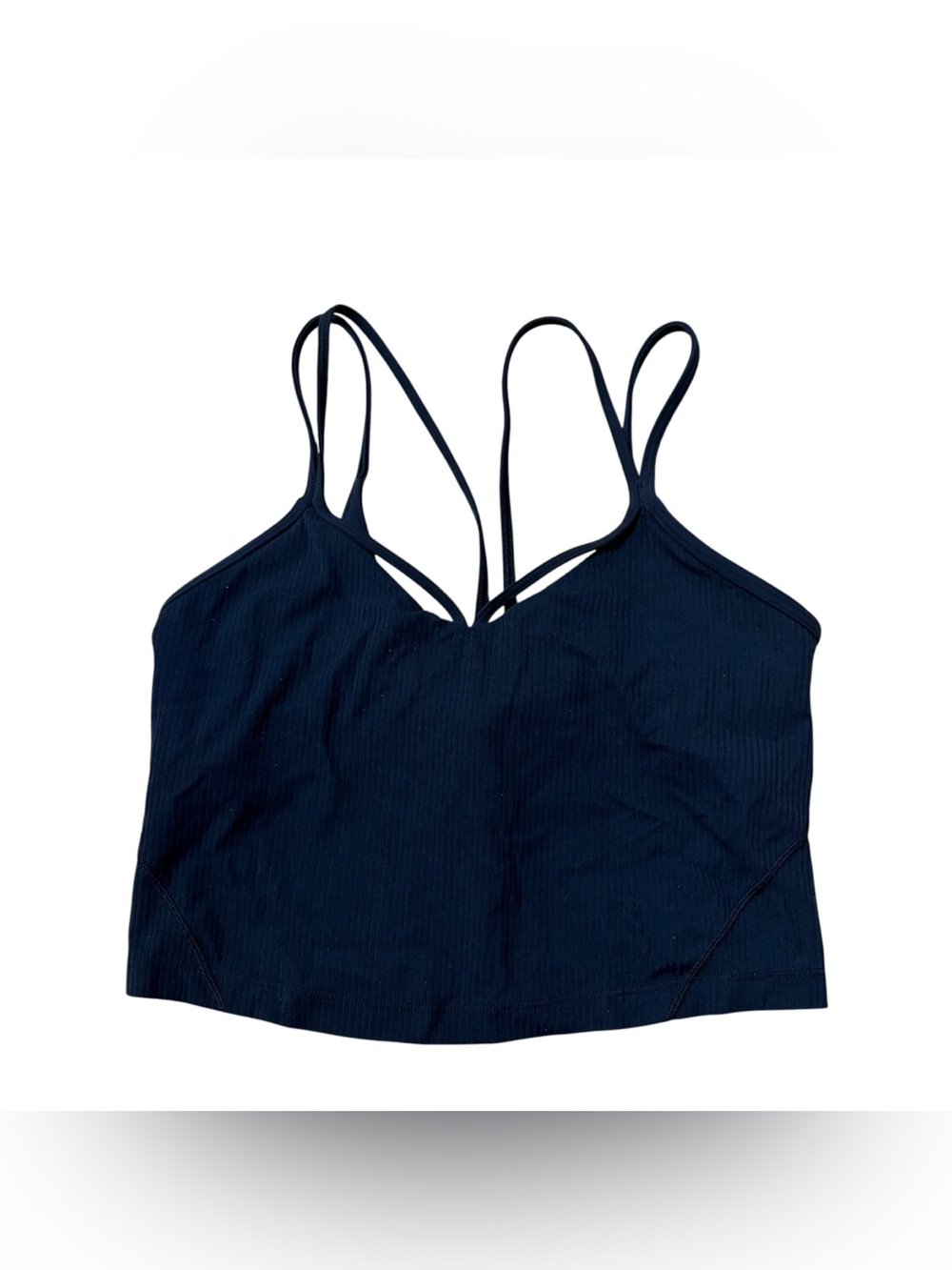 Lululemon Align Strappy Ribbed Tank Top Black Size 6